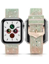 Kingxbar Chameleon Band Apple Watch 4/5/6/7/SE/8/9/Ultra 44/45/49mm stříbrný