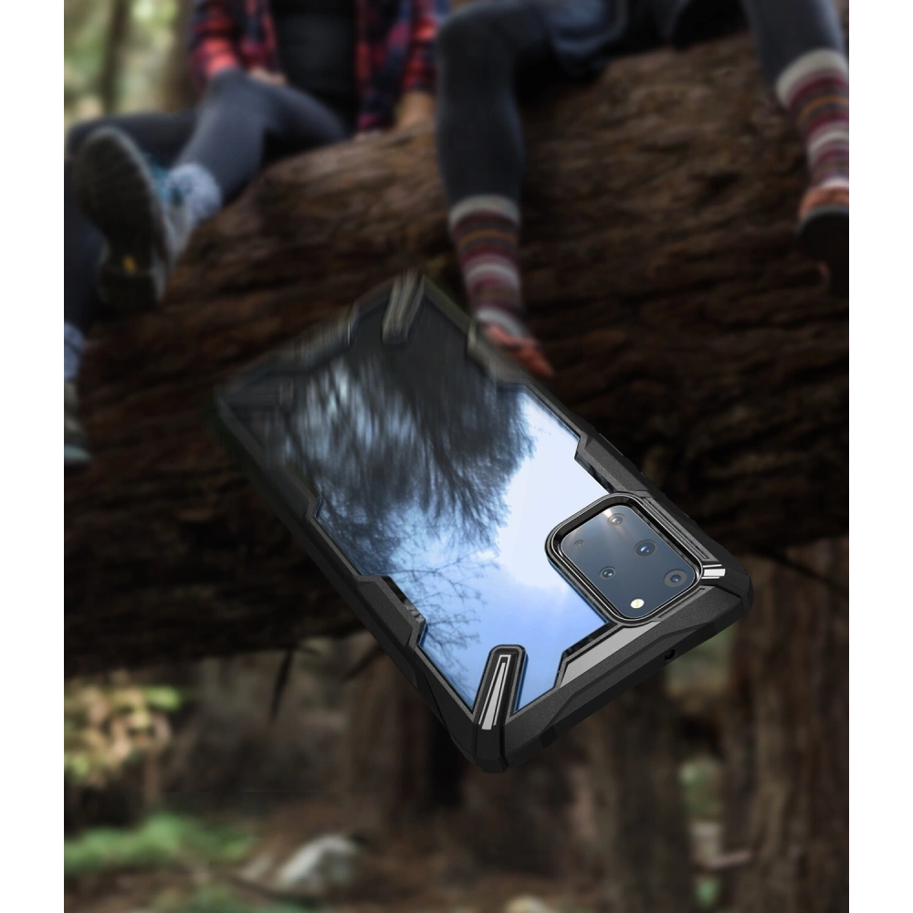 Hurtownia GSM - Etui Ringke Fusion-X Samsung Galaxy S20+ Plus černé - RGK1111BLK - {ean13} - Hurt