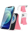 Portofel magnetic Kingxbar Magnetic Pocket MagSafe Apple Apple iPhone 12/13/14 Series roz roz.