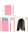Wholesale Magnetyczny portfel Kingxbar Magnetic Pocket MagSafe Apple Apple iPhone 12/13/14 Series pink - KGX379 - {ean13} - Hurt