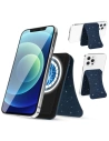 Magnetyczny portfel Kingxbar Magnetic Pocket MagSafe Apple Apple iPhone 12/13/14 Series blue