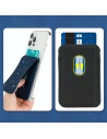 Hurtownia GSM - Magnetická peněženka Kingxbar Magnetic Pocket MagSafe Apple Apple iPhone 12/13/14 Series modrá - KGX380 - {ean13} - Hurt
