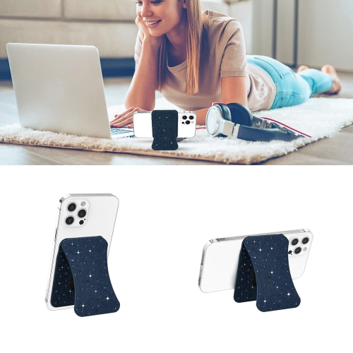 Magnetyczny portfel Kingxbar Magnetic Pocket MagSafe Apple Apple iPhone 12/13/14 Series niebieski