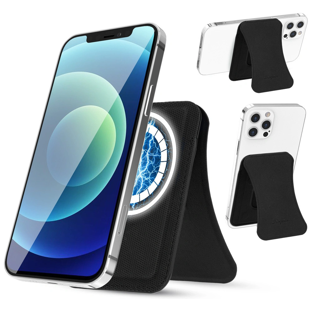 Hurtownia GSM - Magnetikus pénztárca Kingxbar Magnetic Pocket MagSafe Apple Apple iPhone 12/13/14 Sorozat fekete - KGX381 - {ean13} - Hurt
