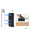 Hurtownia GSM - Magnetikus pénztárca Kingxbar Magnetic Pocket MagSafe Apple Apple iPhone 12/13/14 Sorozat fekete - KGX381 - {ean13} - Hurt