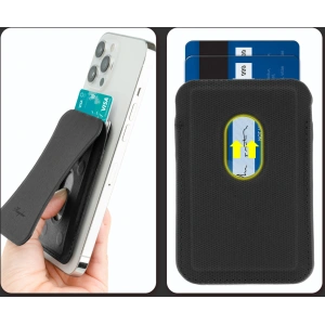 Hurtownia GSM - Magnetikus pénztárca Kingxbar Magnetic Pocket MagSafe Apple Apple iPhone 12/13/14 Sorozat fekete - KGX381 - {ean13} - Hurt