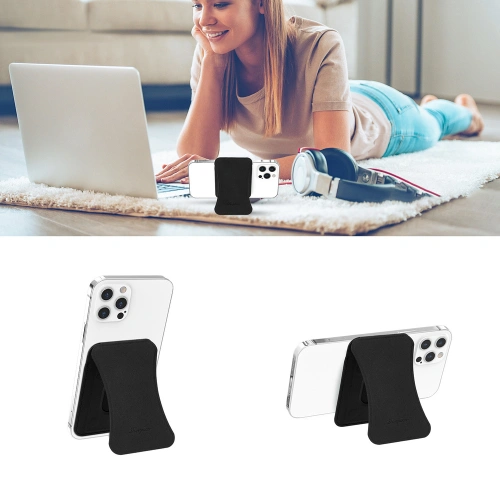 Magnetyczny portfel Kingxbar Magnetic Pocket MagSafe Apple Apple iPhone 12/13/14 Series czarny