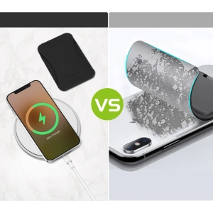 Hurtownia GSM - Magnetikus pénztárca Kingxbar Magnetic Pocket MagSafe Apple Apple iPhone 12/13/14 Sorozat fekete - KGX381 - {ean13} - Hurt
