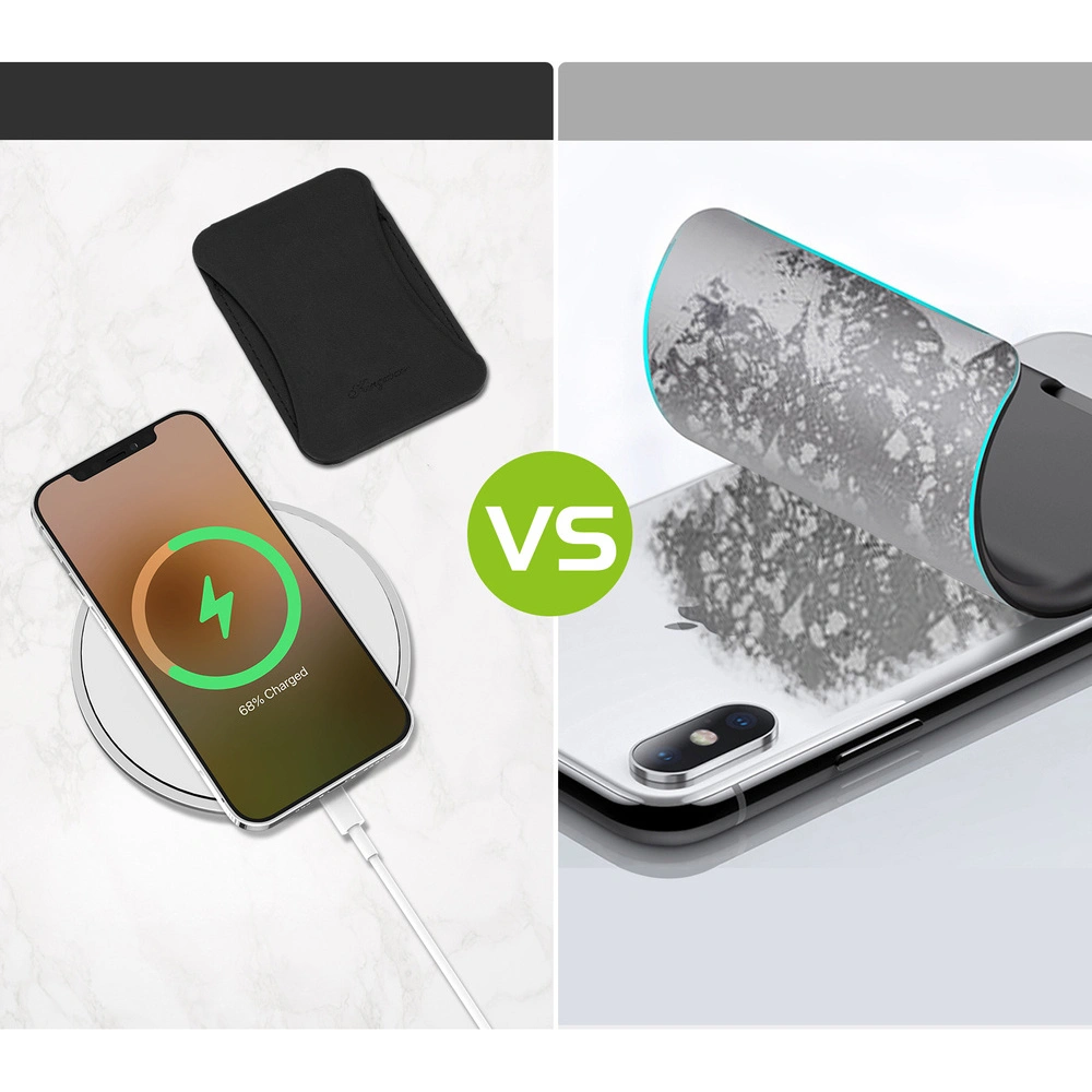 Hurtownia GSM - Magnetikus pénztárca Kingxbar Magnetic Pocket MagSafe Apple Apple iPhone 12/13/14 Sorozat fekete - KGX381 - {ean13} - Hurt