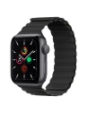 Kingxbar Magnetic Band Apple Watch 4/5/6/7/8/SE 40/41mm negru