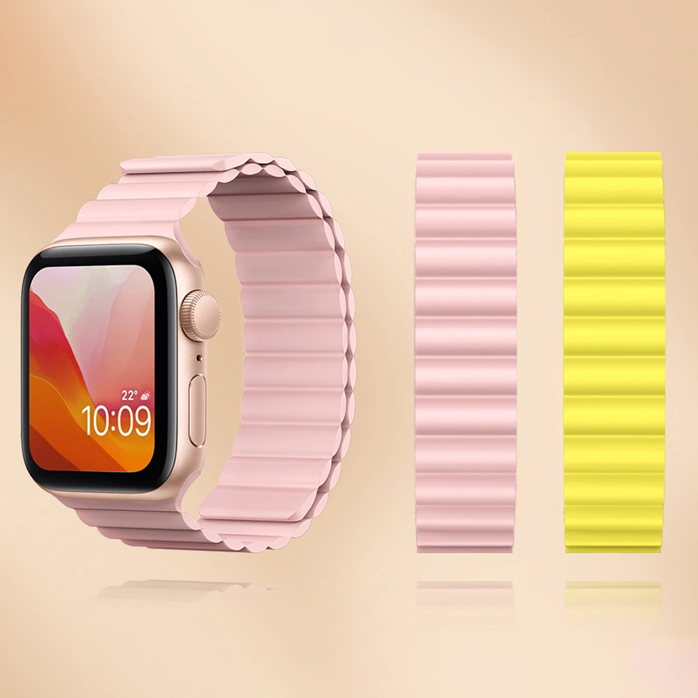 Wholesale Kingxbar Magnetic Band Apple Watch 4/5/6/7/8/SE 40/41mm yellow - KGX393 - {ean13} - Hurt