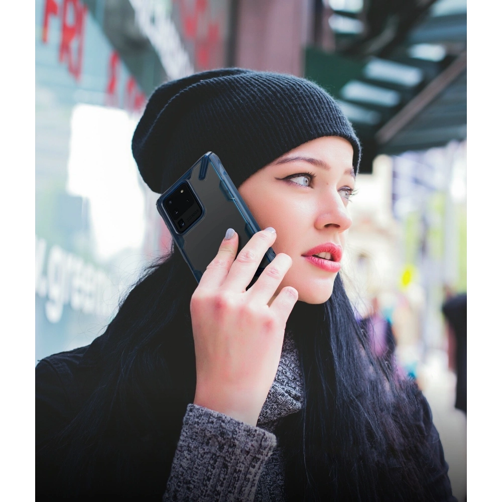 Wholesale Ringke Fusion-X Samsung Galaxy S20 Ultra Space Blue - RGK1120BLU - {ean13} - Hurt