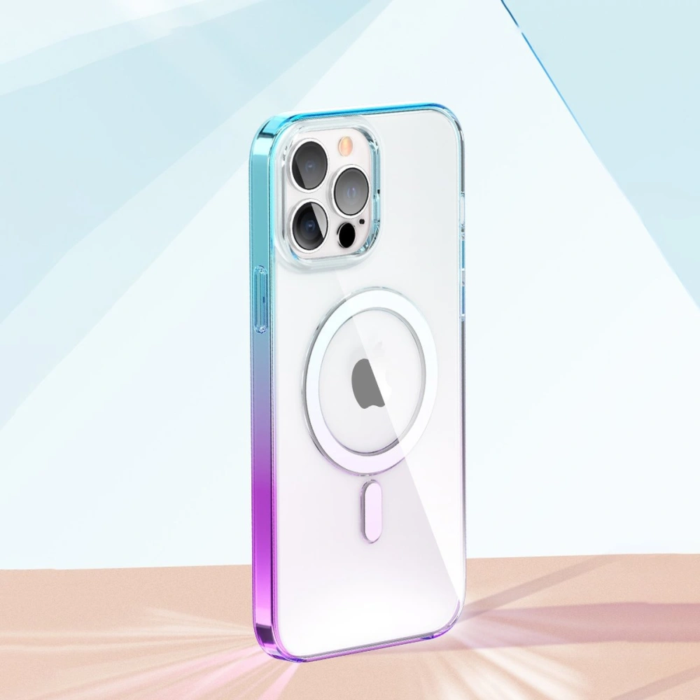 Wholesale Kingxbar PQY Gradient MagSafe Apple iPhone 13 Pro clear - KGX426 - {ean13} - Hurt