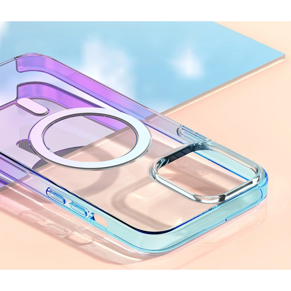 Wholesale Kingxbar PQY Gradient MagSafe Apple iPhone 13 Pro clear - KGX426 - {ean13} - Hurt
