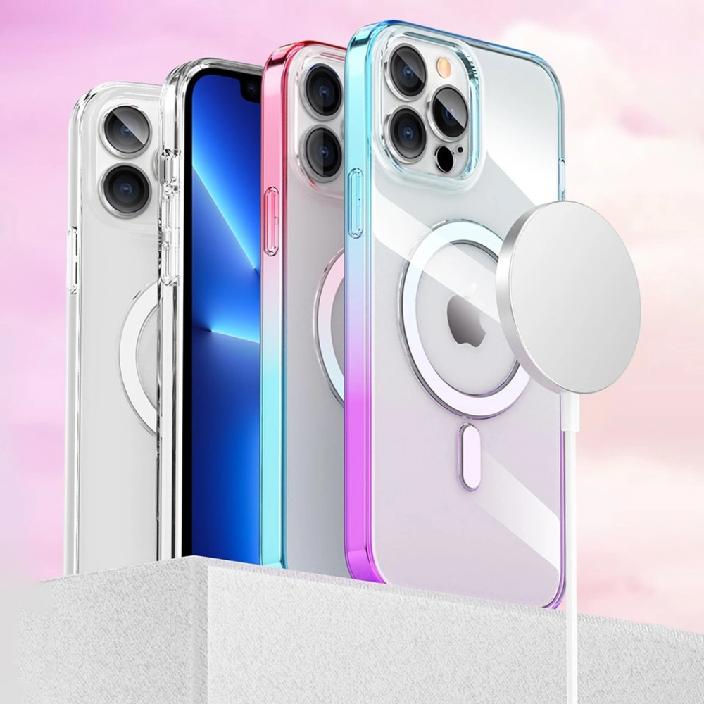 Wholesale Kingxbar PQY Gradient MagSafe Apple iPhone 13 Pro clear - KGX426 - {ean13} - Hurt