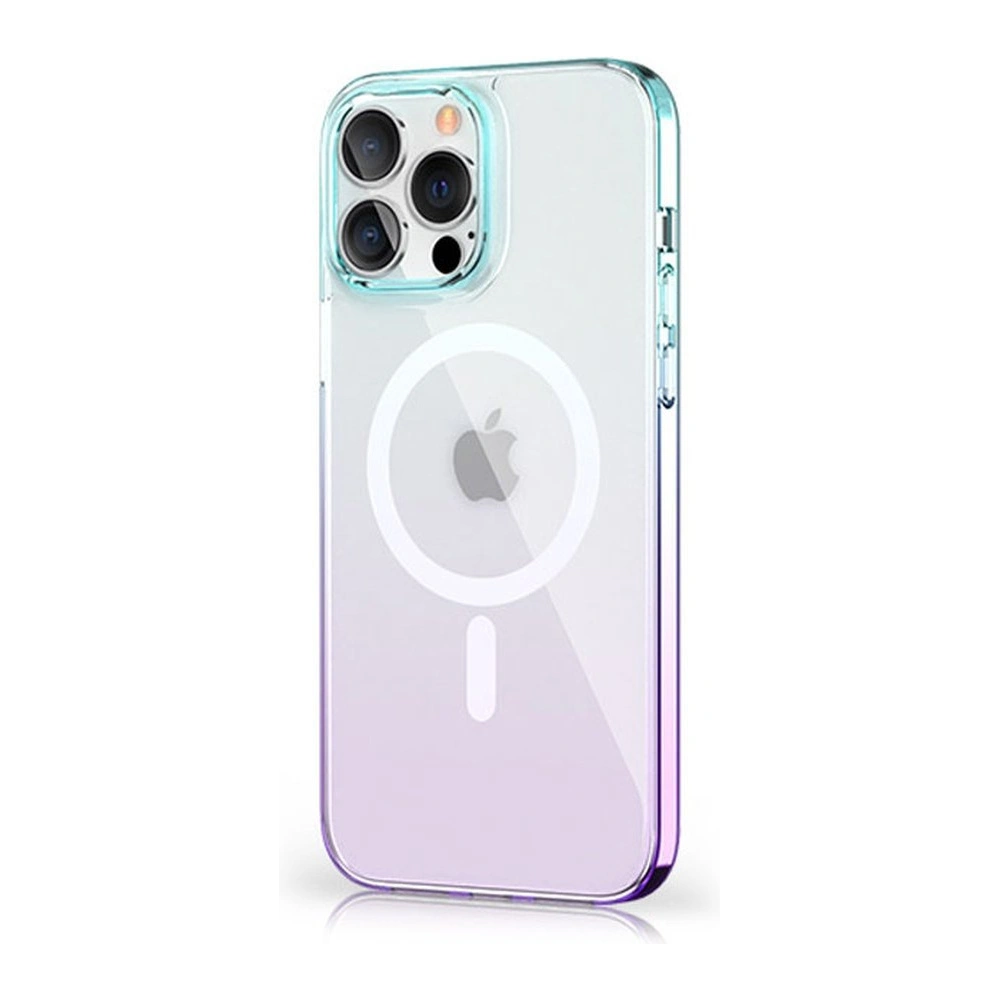 Hurtownia GSM - Etui Kingxbar PQY Gradient MagSafe Apple iPhone 13 Pro violet-albastru - KGX429 - {ean13} - Hurt