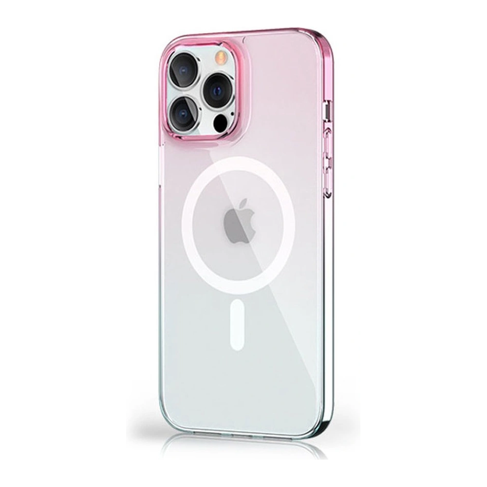 Hurtownia GSM - Etui Kingxbar PQY Gradient MagSafe Apple iPhone 13 Pro albastru-roz cu roz - KGX432 - {ean13} - Hurt