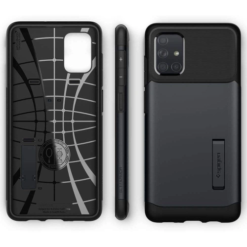 Etui Spigen Slim Armor Samsung Galaxy A51 Metal Slate