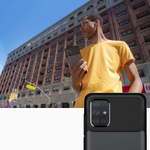 Etui Spigen Slim Armor Samsung Galaxy A51 Metal Slate