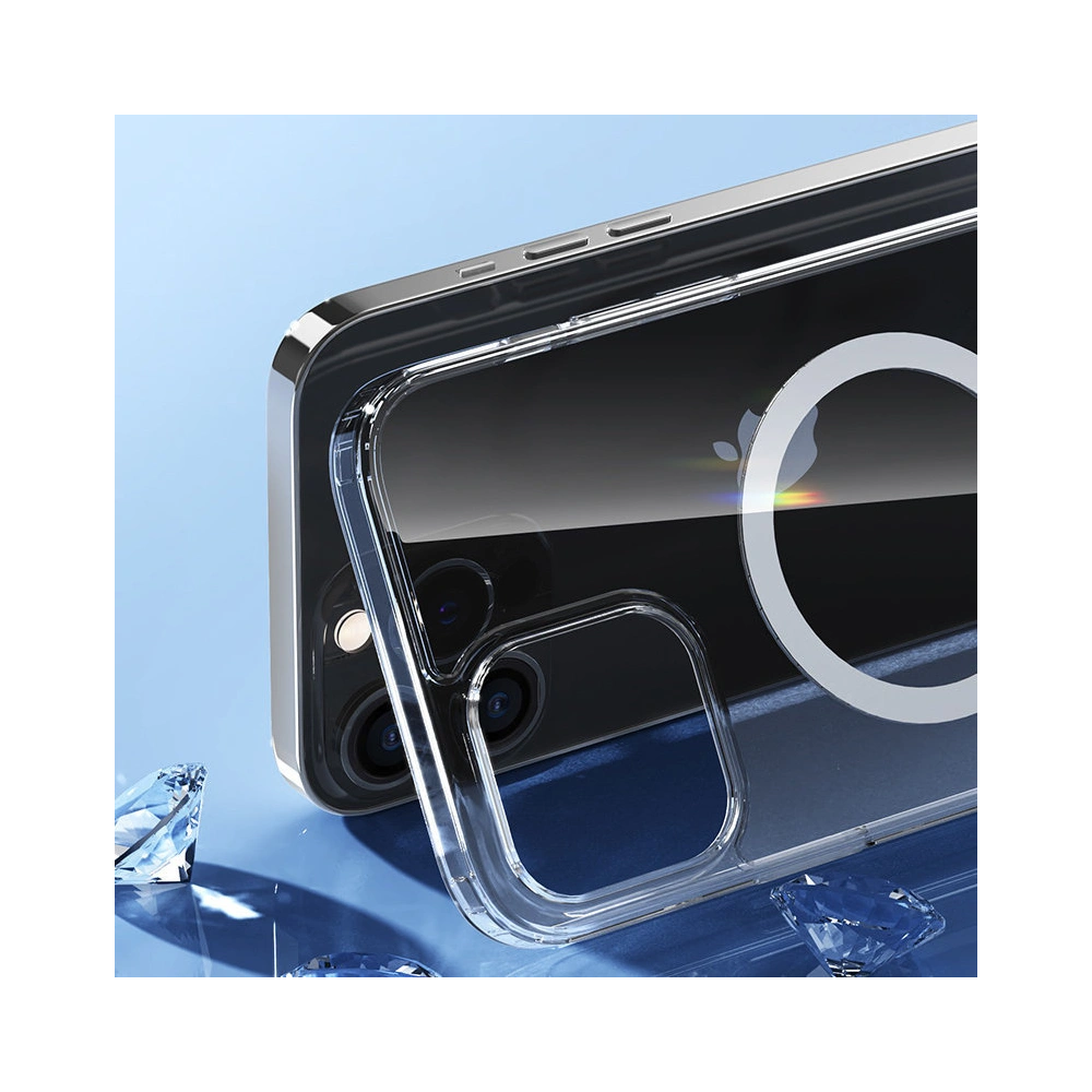 Hurtownia GSM - Etui Kingxbar PQY Crystal MagSafe Apple iPhone 13 Pro Max przezroczysty - KGX443 - {ean13} - Hurt