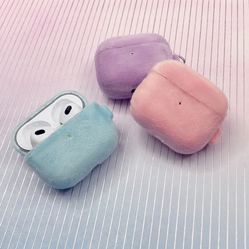 Etui Kingxbar Plush Pods Apple AirPods 3 fioletowy