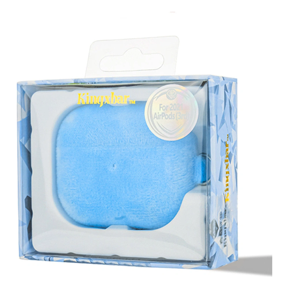 Hurtownia GSM - Etui Kingxbar Plush Pods Apple AirPods 3 fialové - KGX447 - {ean13} - Hurt
