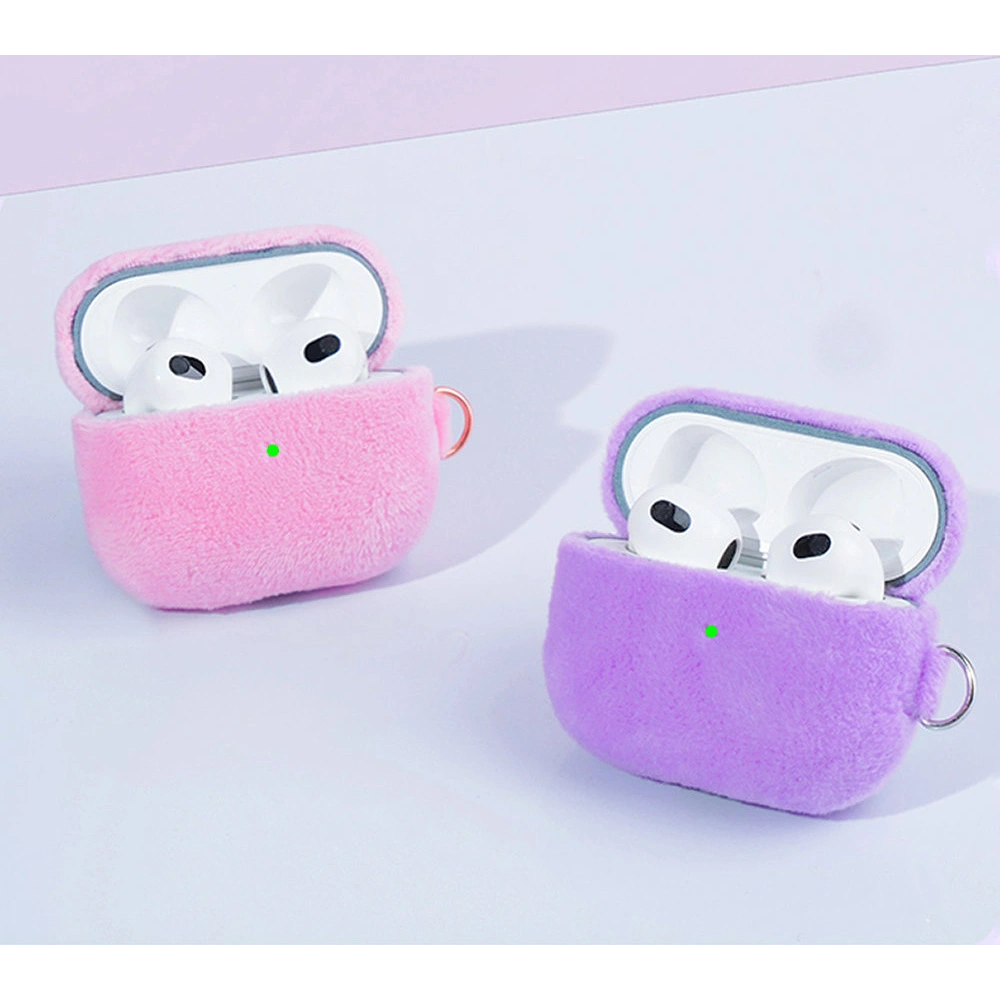 Hurtownia GSM - Etui Kingxbar Plush Pods Apple AirPods 3 violet - KGX447 - {ean13} - Hurt