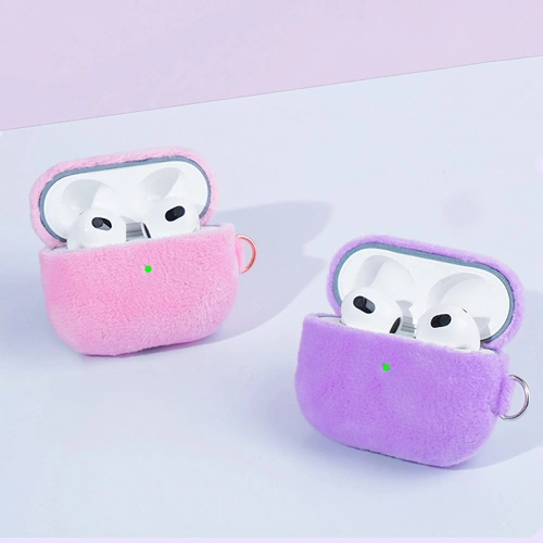 Etui Kingxbar Plush Pods Apple AirPods 3 niebieski