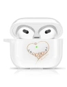 Etui Kingxbar Wish Pods Swarovski Apple AirPods 3 aurii