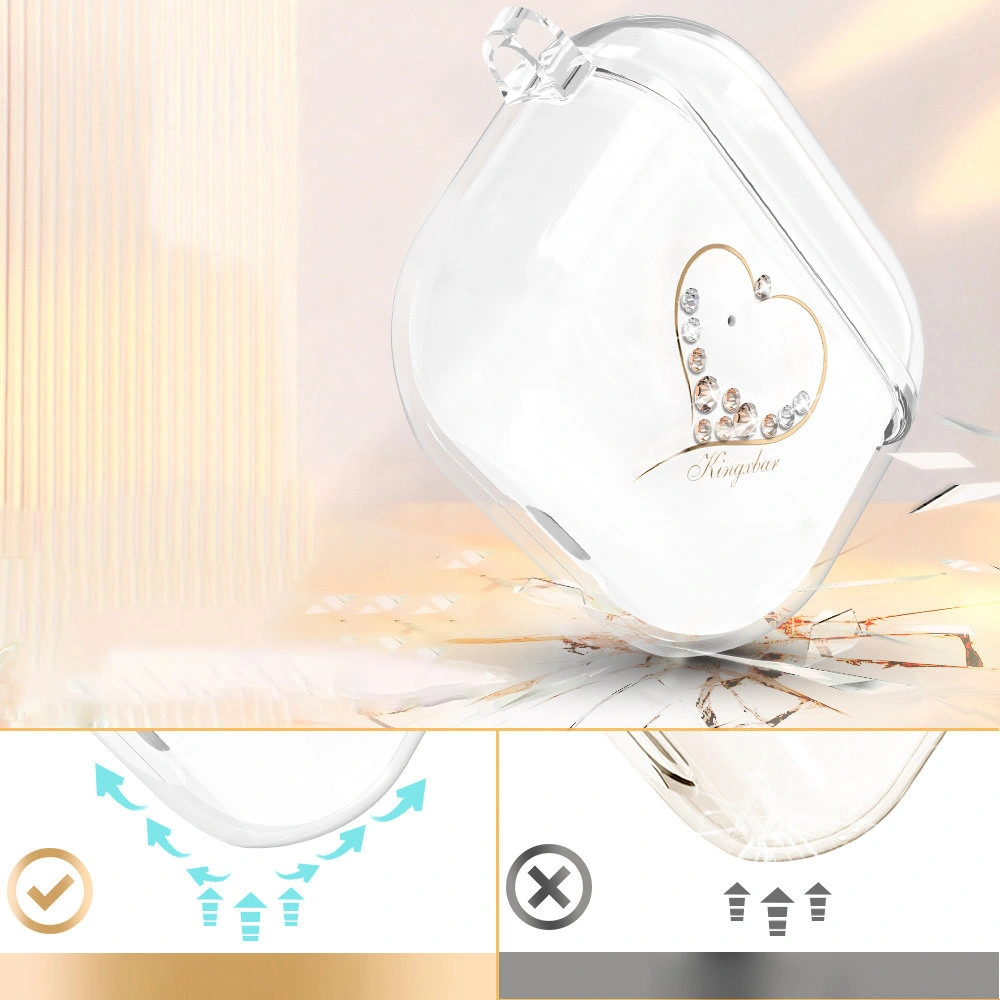 Hurtownia GSM - Etui Kingxbar Wish Pods Swarovski Apple AirPods 3 aurii - KGX450 - {ean13} - Hurt