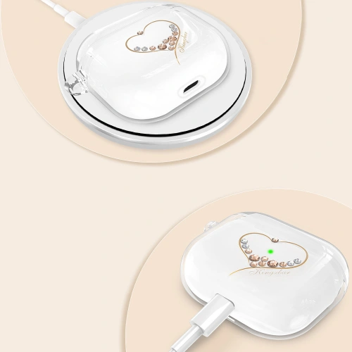 Etui Kingxbar Wish Pods Swarovski Apple AirPods 3 złoty