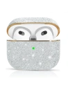 Etui Kingxbar Bling Pods Apple AirPods 3 argintiu