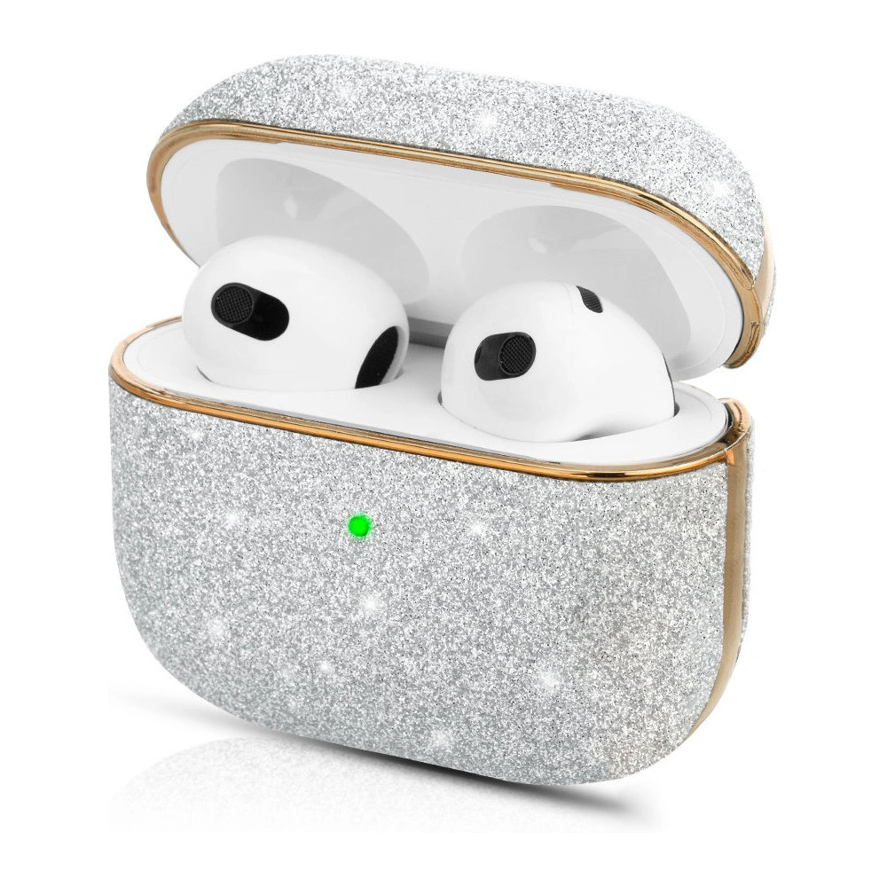 Hurtownia GSM - Etui Kingxbar Bling Pods Apple AirPods 3 argintiu - KGX451 - {ean13} - Hurt
