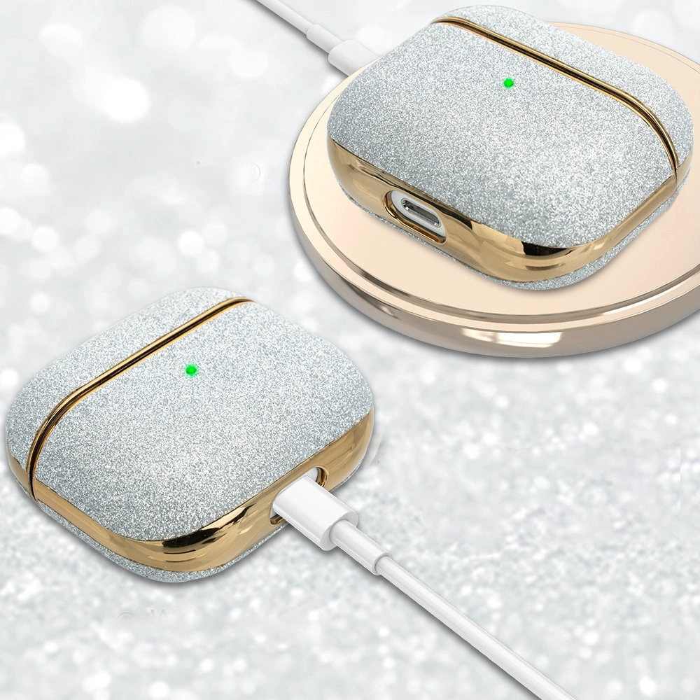 Hurtownia GSM - Etui Kingxbar Bling Pods Apple AirPods 3 argintiu - KGX451 - {ean13} - Hurt