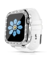 Kingxbar Starry Apple Watch 4/5/6/7/8/SE 40/41mm white transparent