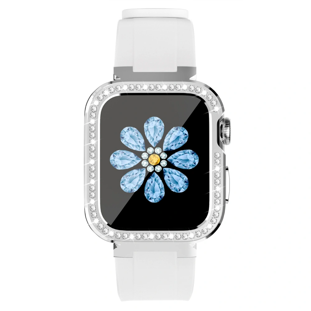 Wholesale Kingxbar Starry Apple Watch 4/5/6/7/8/SE 40/41mm white transparent - KGX456 - {ean13} - Hurt