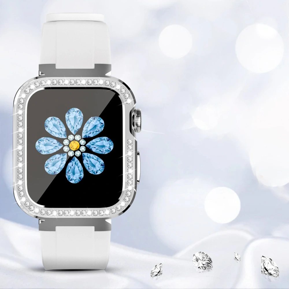 Hurtownia GSM - Kingxbar Hvězdný Apple Watch 4/5/6/7/8/SE 40/41mm bílý průhledný - KGX456 - {ean13} - Hurt