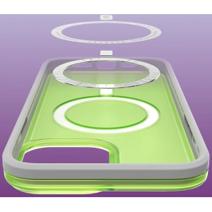 Etui Kingxbar PQY Fluorescence MagSafe Apple iPhone 13 czarny