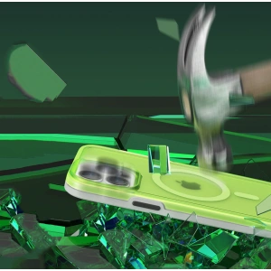 Etui Kingxbar PQY Fluorescence MagSafe Apple iPhone 13 czarny