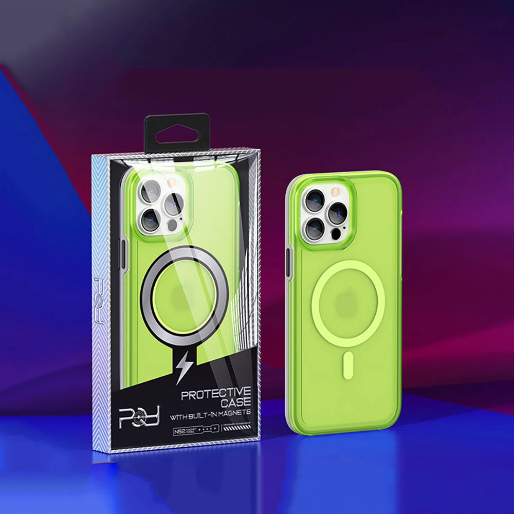 Hurtownia GSM - Etui Kingxbar PQY Fluorescence MagSafe Apple iPhone 13 Pro Max czarny - KGX462 - {ean13} - Hurt