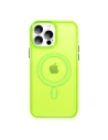 Etui Kingxbar PQY fluoreszcens MagSafe Apple iPhone 13 Pro zöld