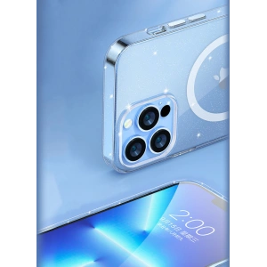 Etui Kingxbar PQY Elegant MagSafe Apple iPhone 13 Pro tęczowy