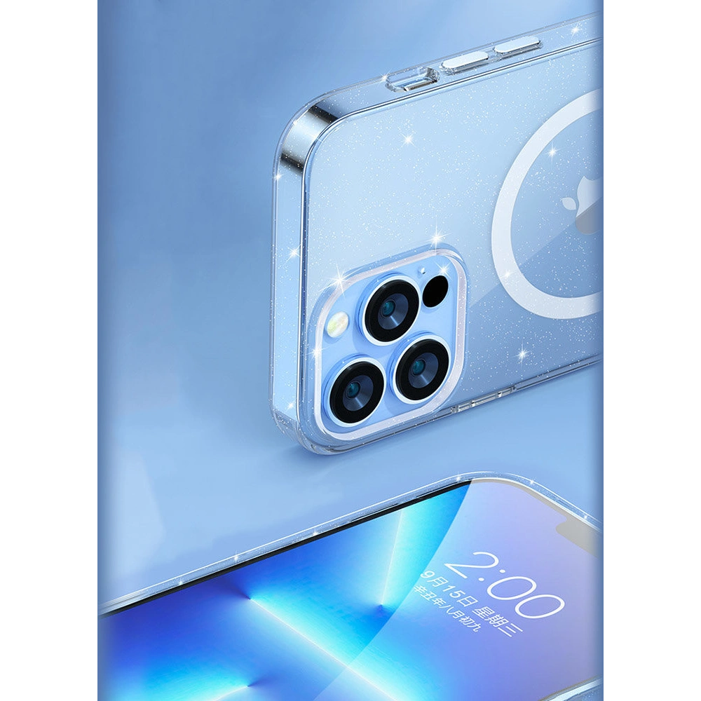 Hurtownia GSM - Etui Kingxbar PQY Elegant MagSafe Apple iPhone 13 Pro Max bílý - KGX473 - {ean13} - Hurt