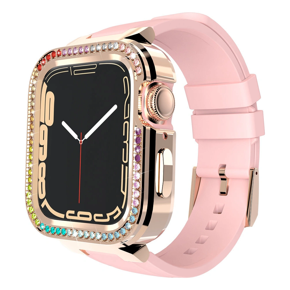 Wholesale Kingxbar Starry Apple Watch 4/5/6/7/8/SE 40/41mm pink - KGX475 - {ean13} - Hurt