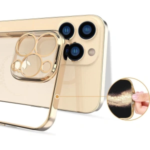 Etui Kingxbar Wish Swarovski Apple iPhone 13 złoty