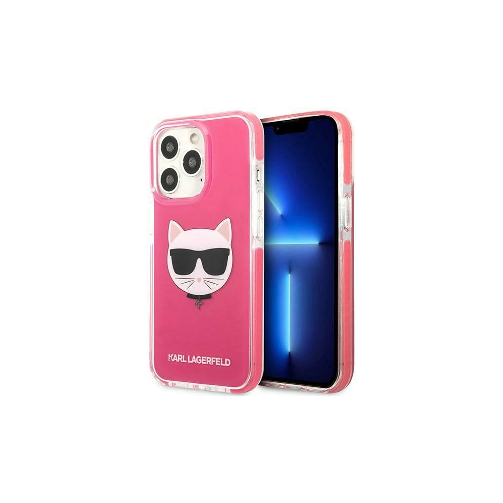 Hurtownia GSM - Etui Karl Lagerfeld KLHCP13LTPECPI Apple iPhone 13 Pro kemény tok fukszia/fuchsia Choupette Head - KLD1195 - {ean13} - Hurt