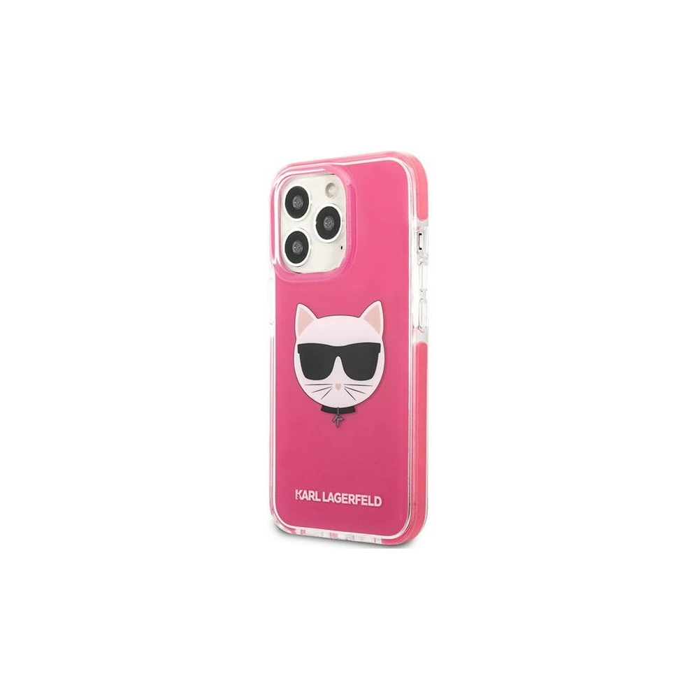 Hurtownia GSM - Etui Karl Lagerfeld KLHCP13LTPECPI Apple iPhone 13 Pro kemény tok fukszia/fuchsia Choupette Head - KLD1195 - {ean13} - Hurt