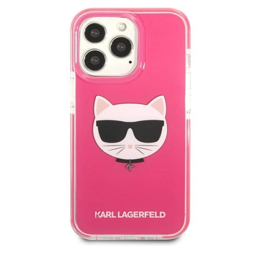 Etui Karl Lagerfeld KLHCP13LTPECPI Apple iPhone 13 Pro hardcase fuksja/fuschia Choupette Head
