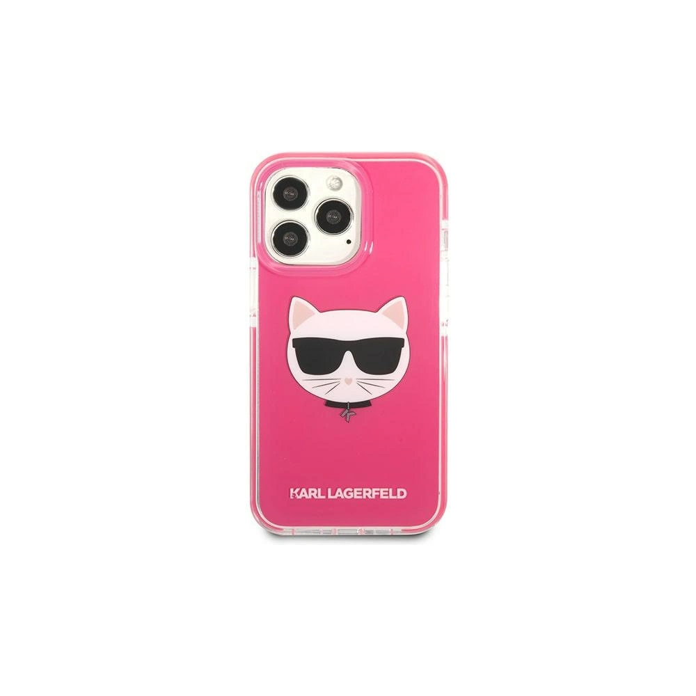 Hurtownia GSM - Etui Karl Lagerfeld KLHCP13LTPECPI Apple iPhone 13 Pro kemény tok fukszia/fuchsia Choupette Head - KLD1195 - {ean13} - Hurt