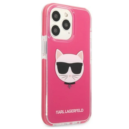 Etui Karl Lagerfeld KLHCP13LTPECPI Apple iPhone 13 Pro hardcase fuksja/fuschia Choupette Head